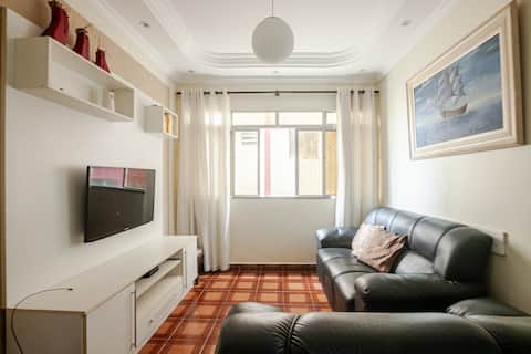 Apartment in front of the sea Praia Grande Guilhermina