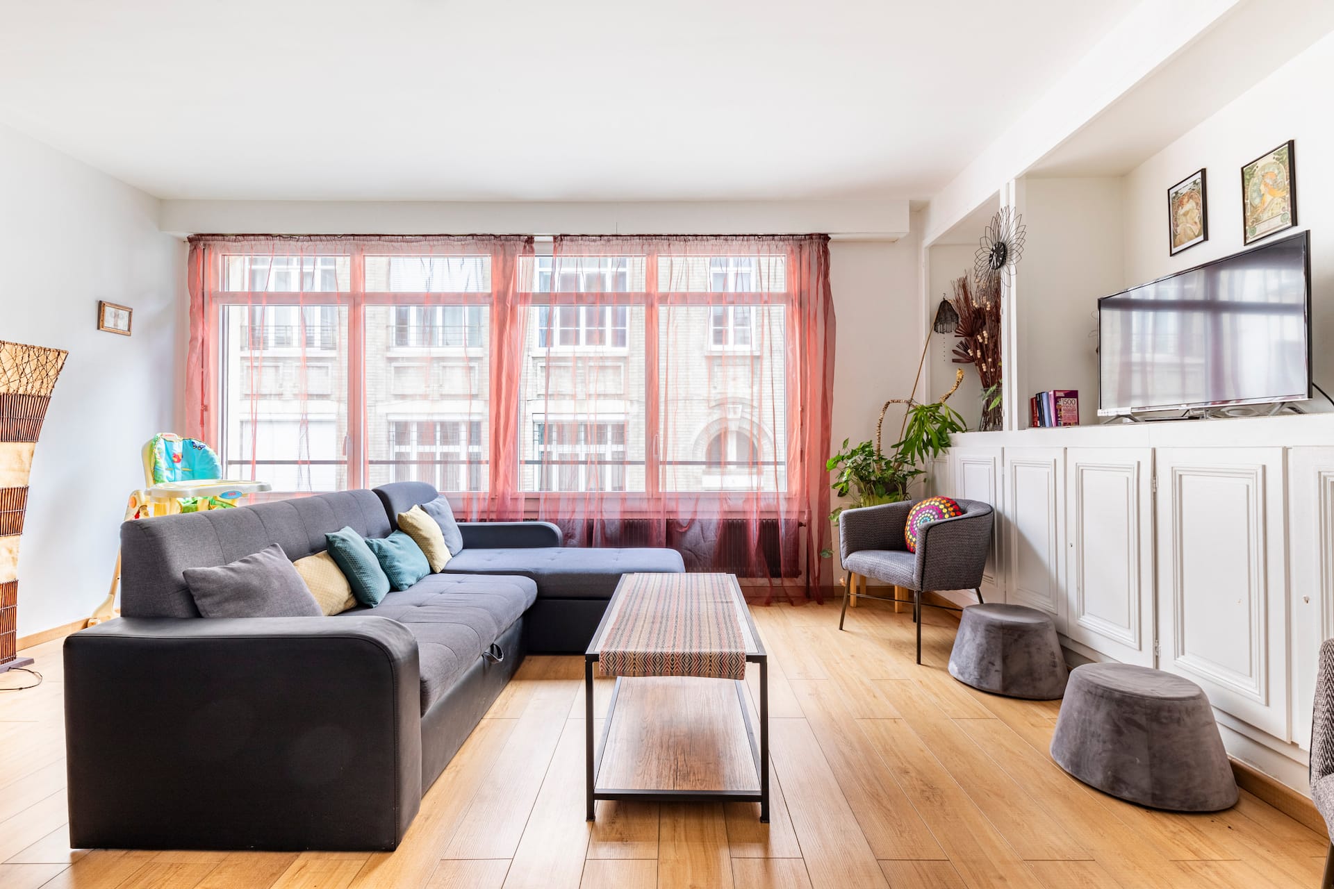 Large apartment with parking, Rouen center