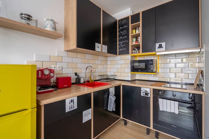 Industrial apartment in the Center with Parking