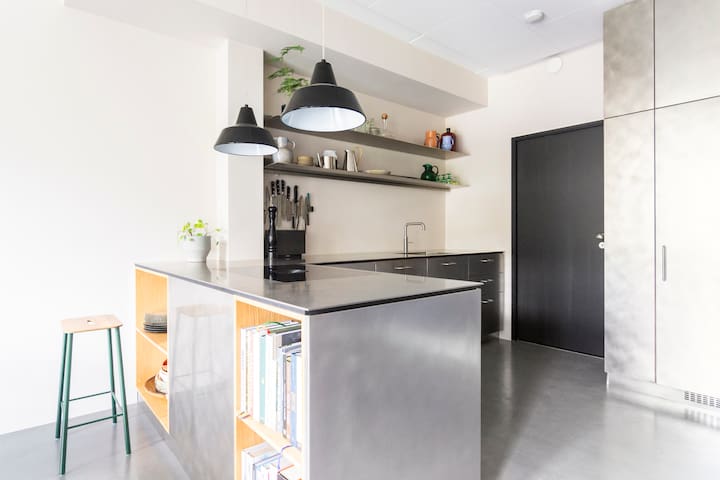 Townhouse in Carlsberg Byen overlooking Humlebyen