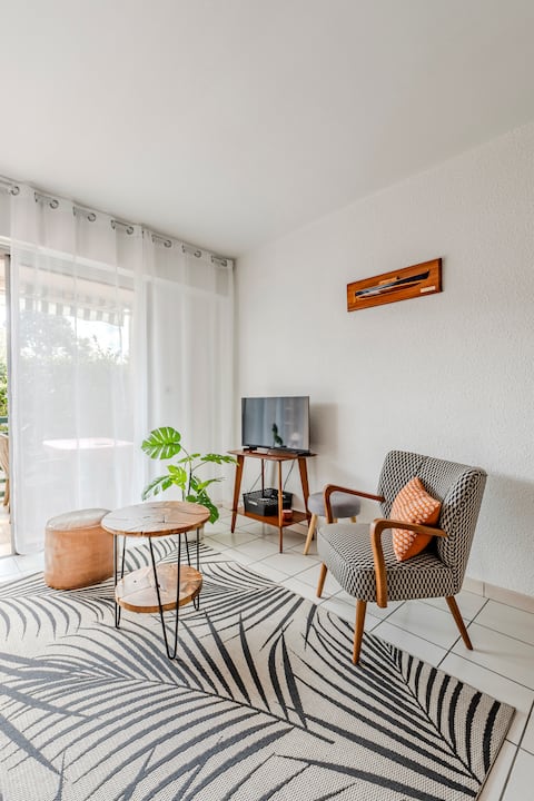 Annonce Airbnb populaire: Embarcadère du Courant Apartment – Ocean & Forest à Mimizan