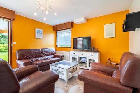 Successful Airbnb property: Rare, detached house rental, all comforts in Bray Dunes