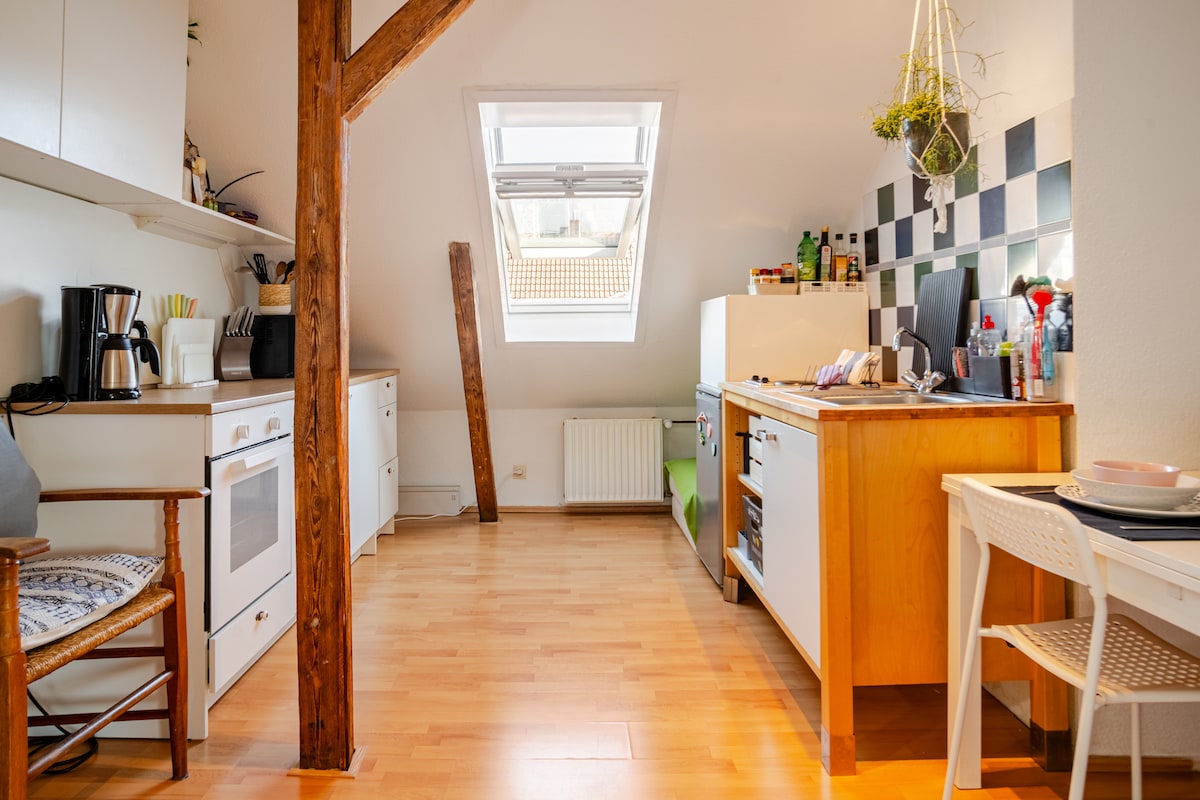 Top performing Airbnb: Attic studio with a view of the stars in Hemelingen