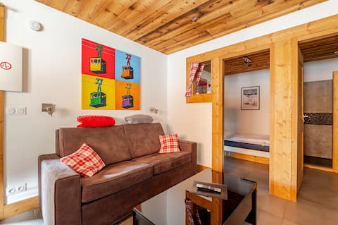 Top Airbnb: Beautiful apartment on the ground floor of a new chalet in Champagny En Vanoise