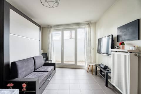 Propriété Airbnb réussie: Nice ♥️apartment with a terrace.♥️ à Saint Martin D'hères