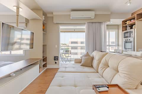 Anúncio popular: Flat Helena: beautiful and in a great location em Americana