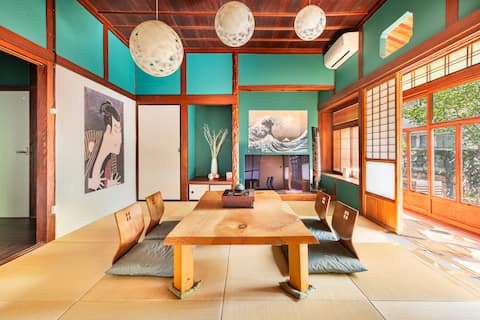 A historic old folk house with modernity
