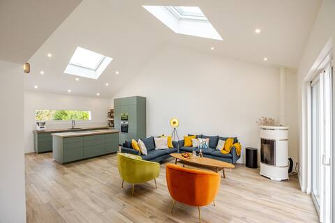 Family home with a pool