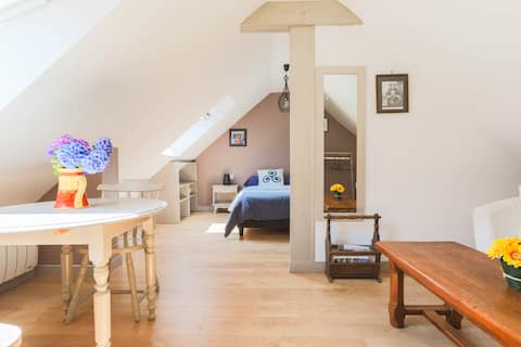 Top performing Airbnb: Large comfortable room with breakfast in Paimpol