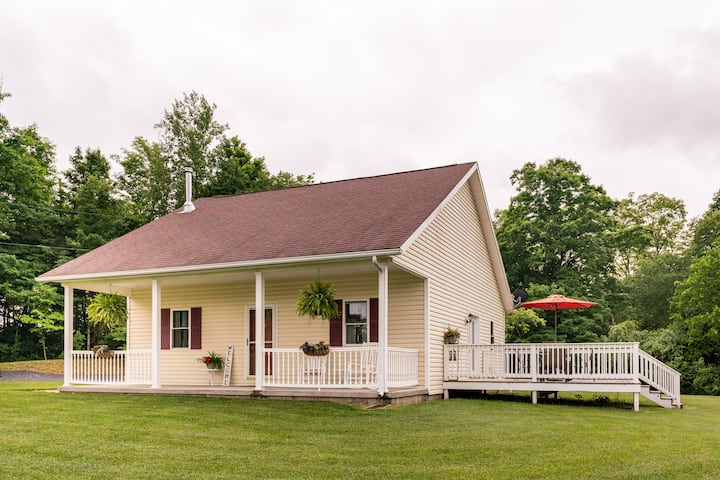 Country cottage with beautiful view