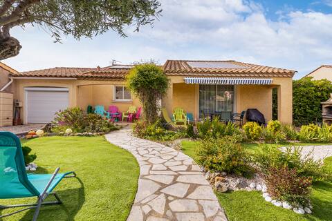 Mediterranean villa with garden in Salles d 'Aude