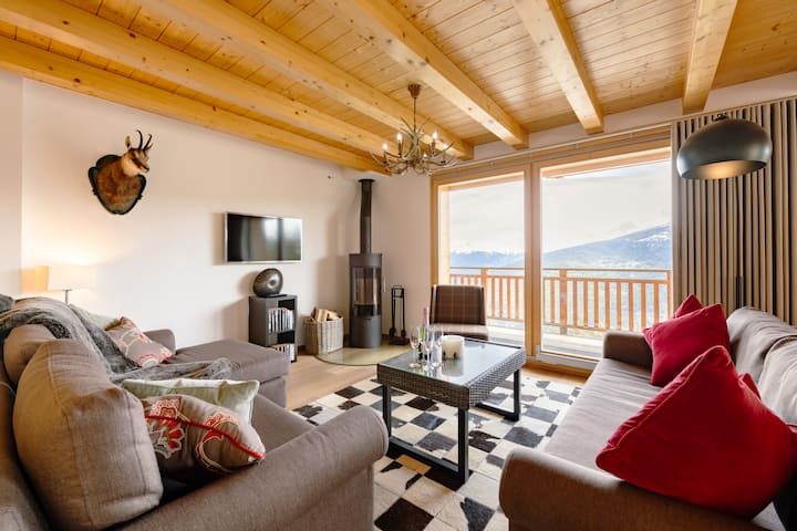 Luxury Chalet In Les Collons With Outdoor Jacuzzi - Thyon