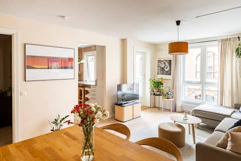 Successful Airbnb property: Spacious, modern apartment w/balcony in St. Hanshaugen