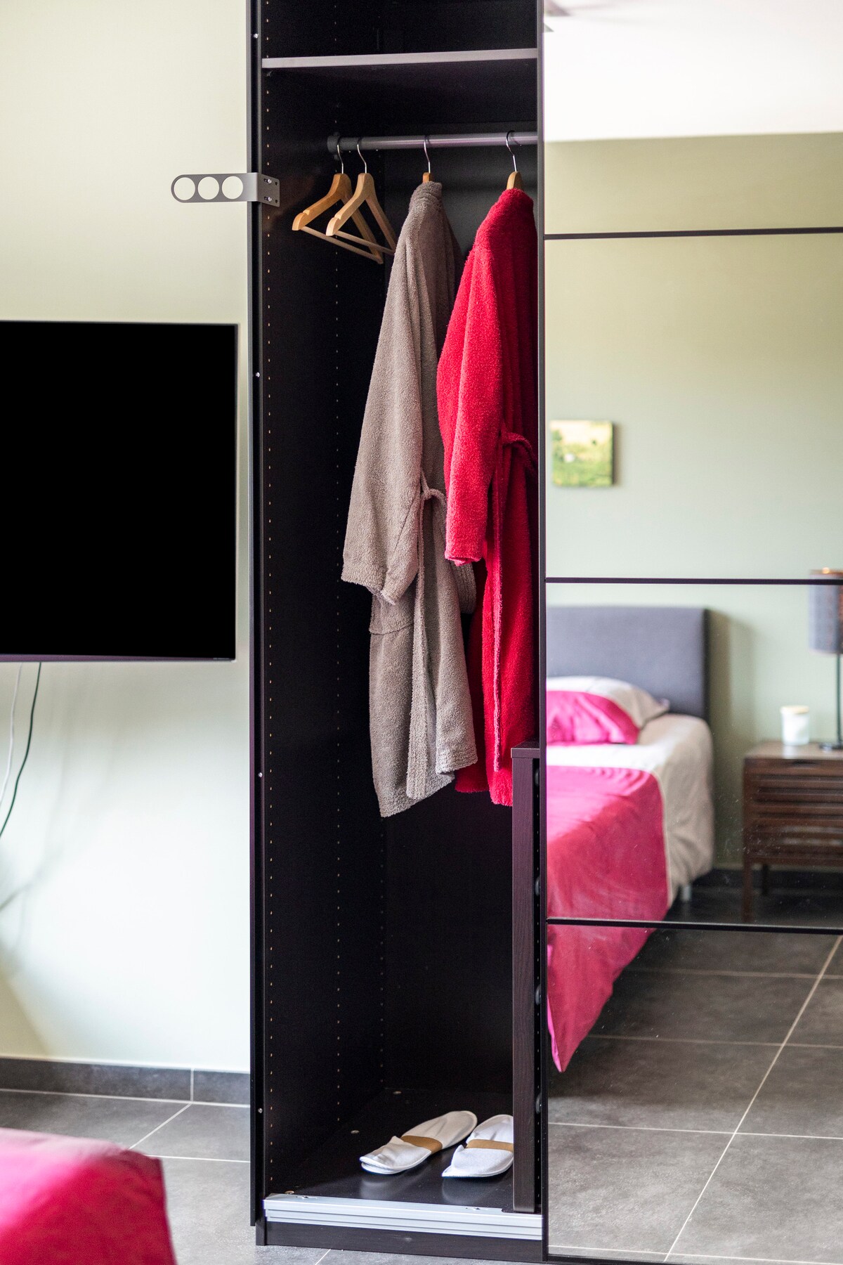 要离开热水浴缸