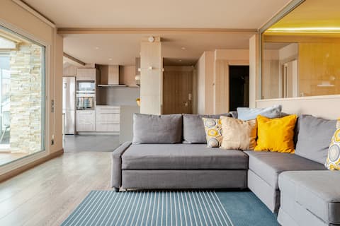 Centrally located and recently renovated penthouse.