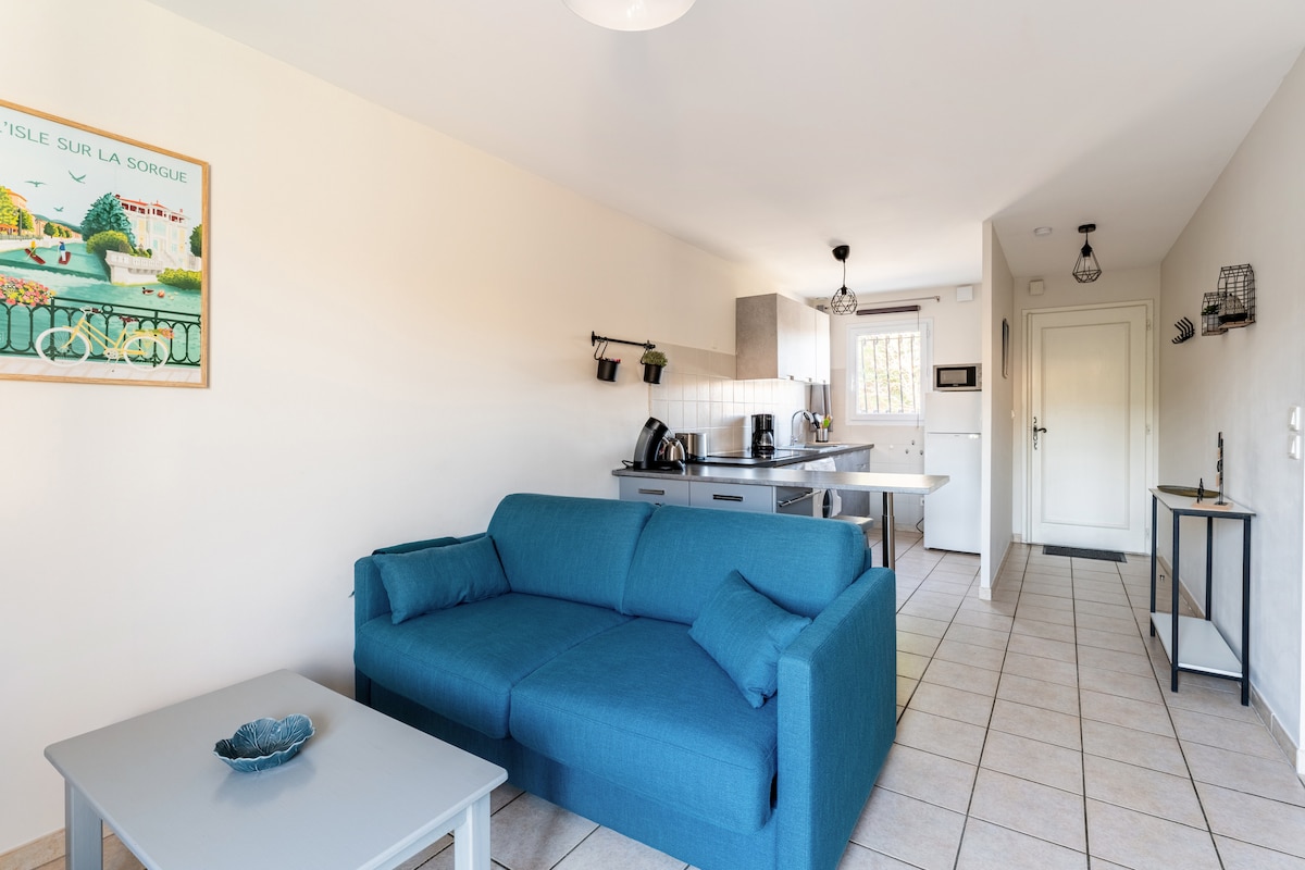 Top performing Airbnb: Pascalou's air-conditioned one-story house. in L'isle Sur La Sorgue