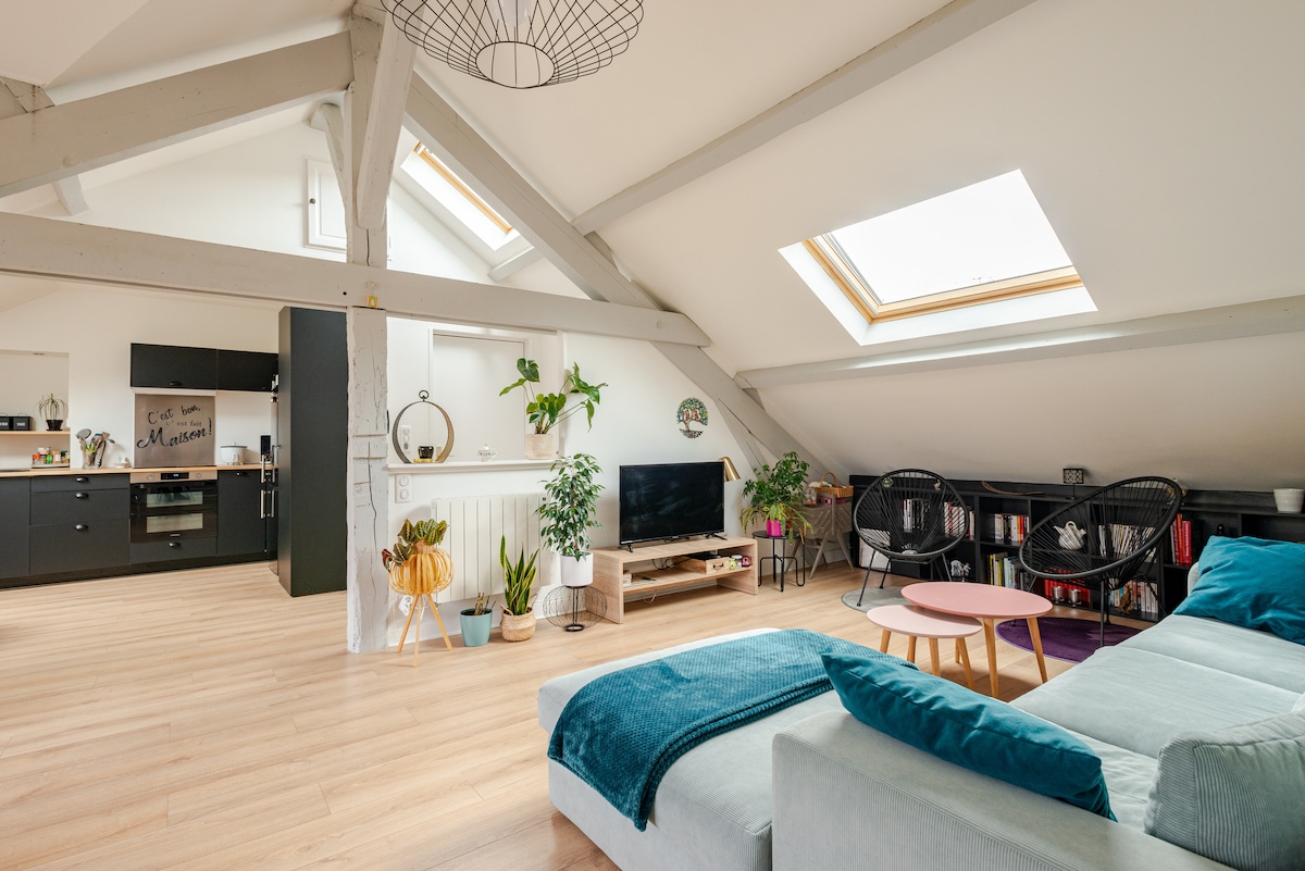 Annonce Airbnb populaire: Dijon: a charming cocoon à Faubourg Sud