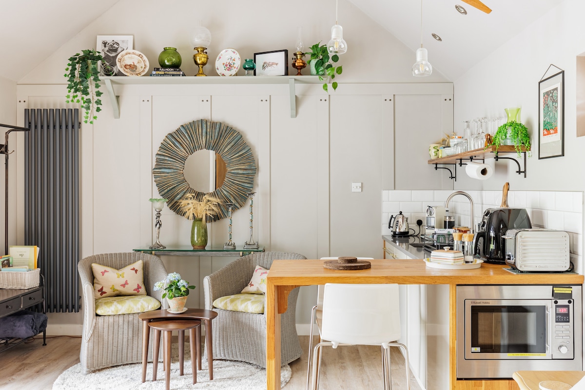 Airbnb performant: Delightful, open plan studio in Brightwell Baldwin à South Oxfordshire