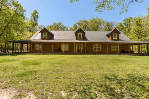 Secluded Log Cabin in the Woods