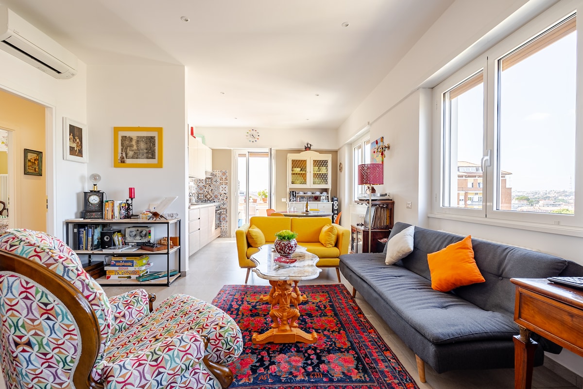 Top Airbnb: Panoramic - terrace - close to Vatican in Roma