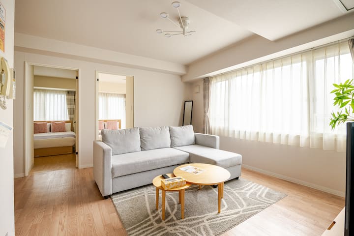 401/狸小路、大通、すすきの徒歩圏の美築ハイグレード/エアコン/敷地内コインパーキング - Sapporo