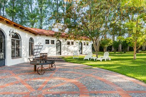 Chacras de Coria center garden barbecue area pool