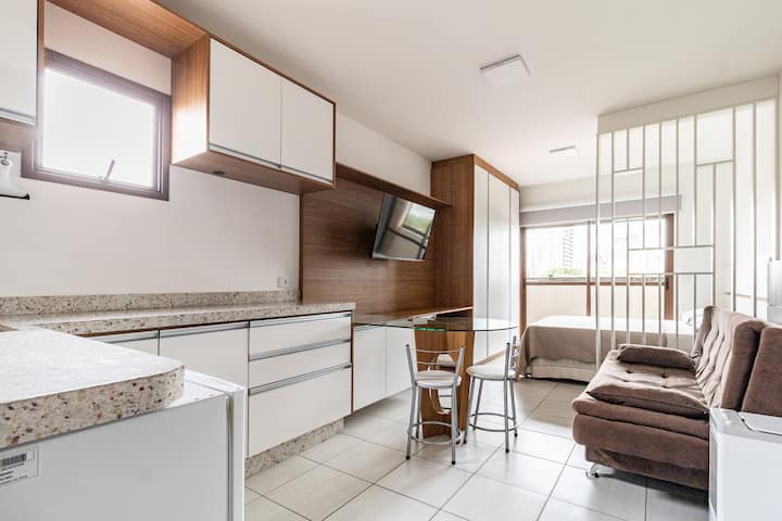 Loft Ao Lado Do Shopping Estação Com Garagem - Curitiba