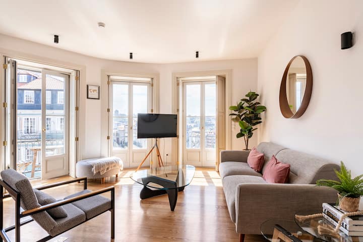 Luxury Boutique Apt In Downtown With River Views - Oporto