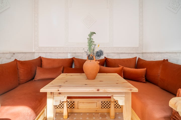 Riad Dar Chalyia, Privé,6 Personnes, Piscine - Maroc