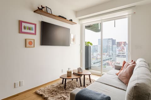 Successful Airbnb property: Cozy apartment, great location in álvaro Obregón