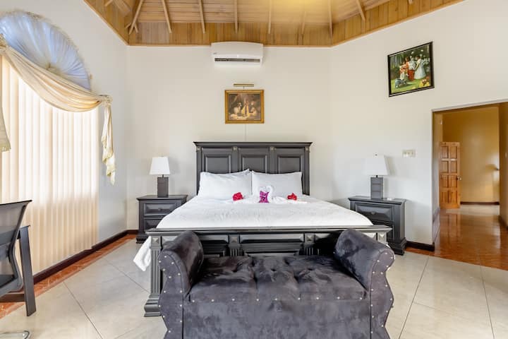 3rd Floor - (King Bedroom) Bedroom 5 w/ 2 balconies and connecting living room