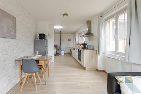 "Cosy Bretzel" Studio 36 m2 in Center Alsace Guémar