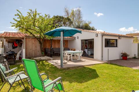 House with private garden in fishing village