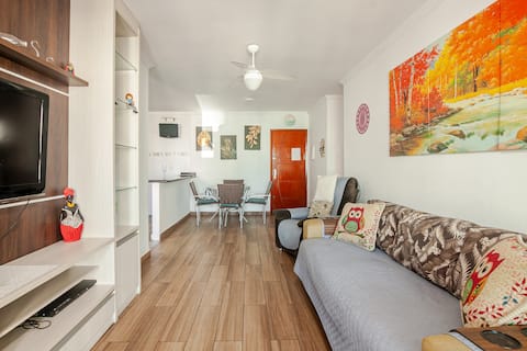 Lindo Apt Praia Grande Varanda G 150m from the Beach