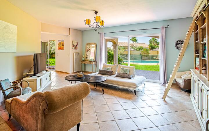 Superbe Villa Climatisée Piscine Et Proche Mer - Béziers