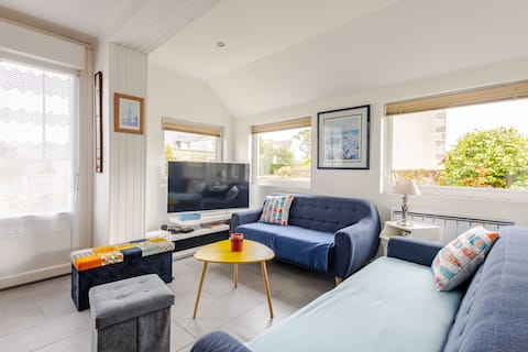 Airbnb performant: Family home for 4 with enclosed garden – 5 minutes from the beach à Plouguerneau