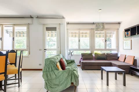 Popular Airbnb listing: independent apartment with private garden in Gabicce Mare