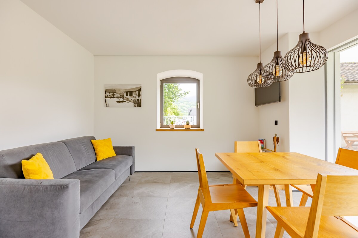 Successful Airbnb property: First floor apartment with terrace and garden in Glurns in Bolzano