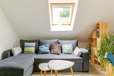 Top Airbnb: Charming 2-room with terrace near the seafront in Saint Nazaire