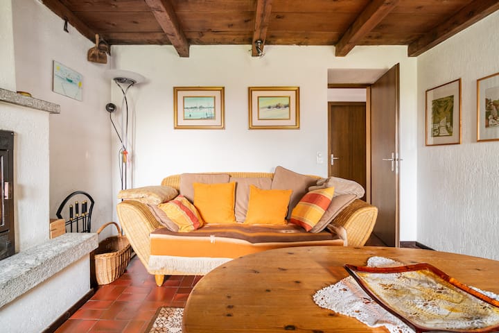 Maison Rustique Spacieuse Avec Vue Magnifique - Verzasca