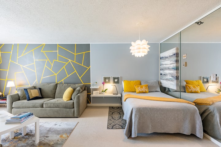 cama matrimonial para los huéspedes. Verificada por Airbnb.