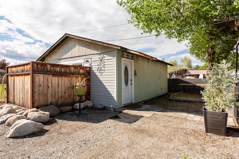 Quaint guest apartment with off-street parking.