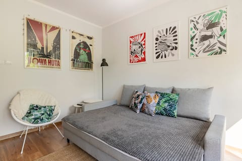 Popular Airbnb listing: Apartment in green zone of Nowa Huta in Nowa Huta