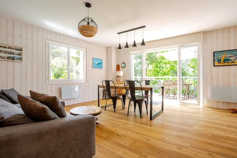 Airbnb performant: Top of Villa 500 m from the bay and ocean à Lège Cap Ferret