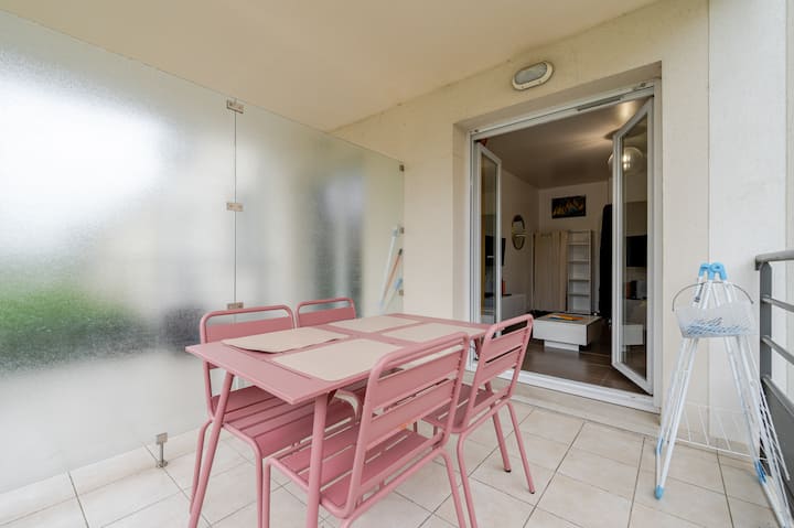 Proche Disney Paris Studio Terrasse Parking Privé - Montévrain