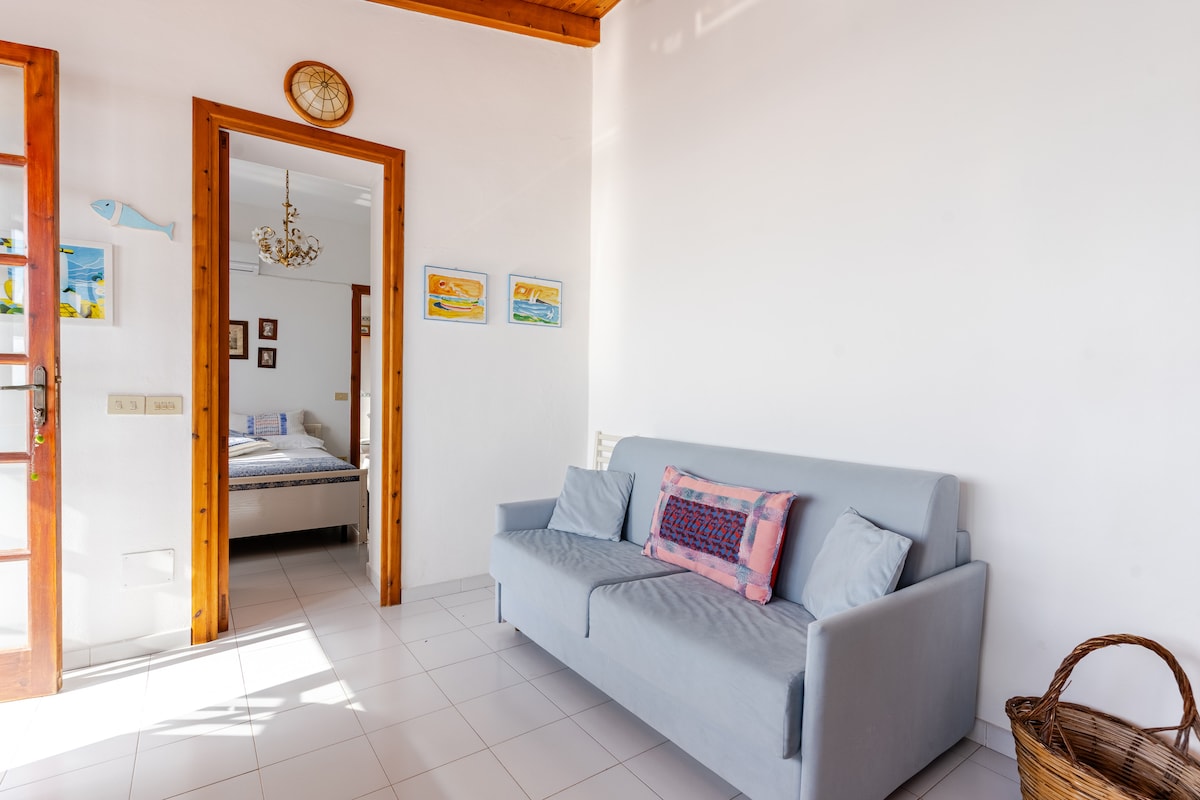 Top Airbnb: Aeolian villa with sea view above Canneto in Lipari