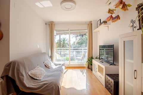 Coqueto apto. with A/C and garage