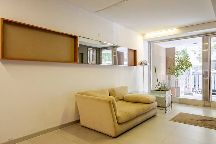 Monoambiente en Palermo con balcón común y amenities