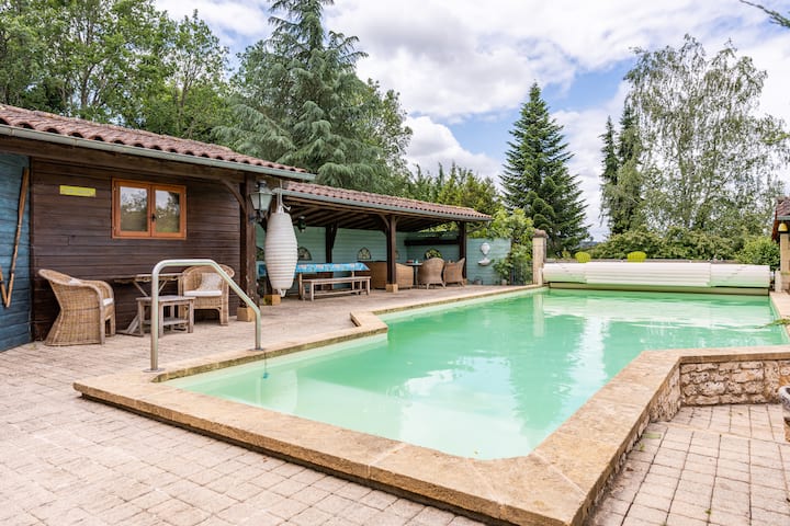 Le Bon Chemin Houten Huis - Dordogne