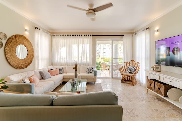 Beautiful Apartment With Private Beach In Front. - Punta Cana